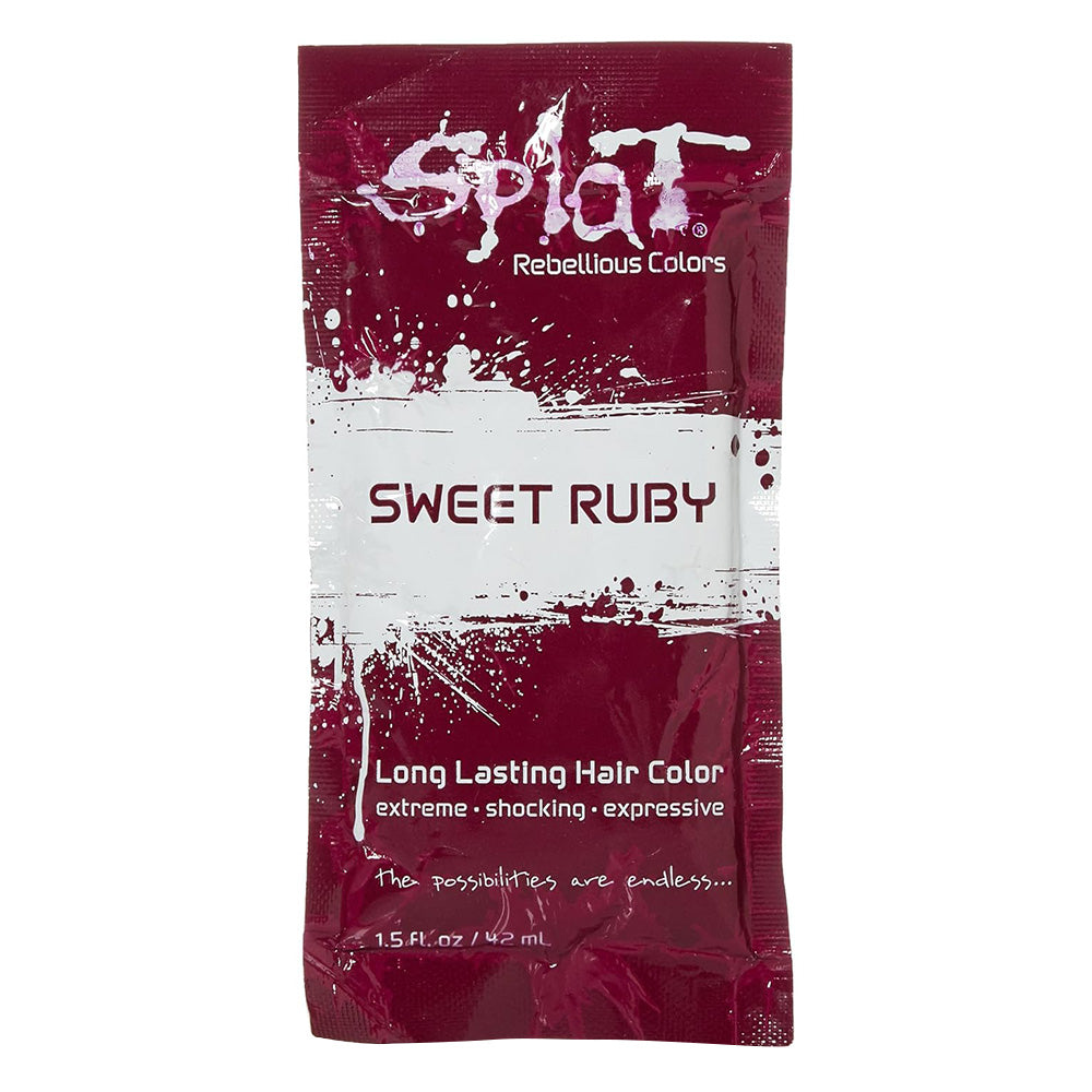 Splat Rebellious Sweet Ruby Long Lasting Hair Color 1.5Oz (42ml)